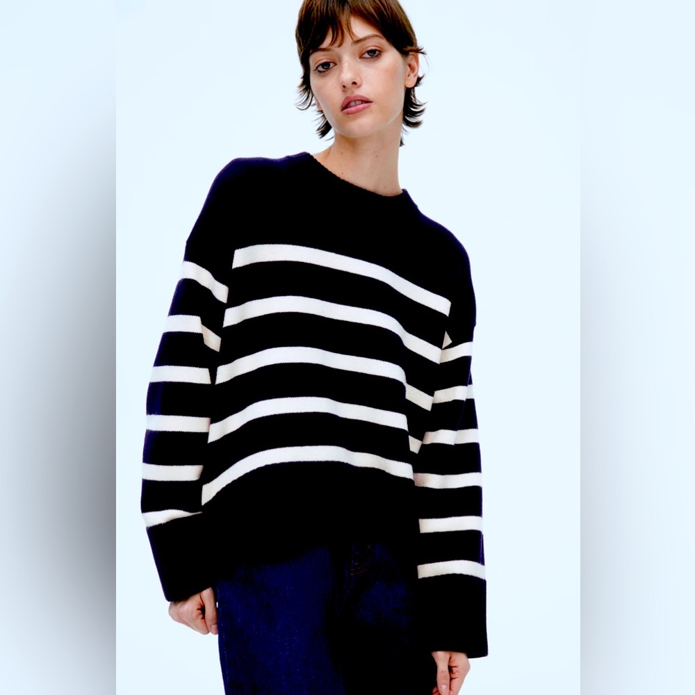 Zara striped sweater
